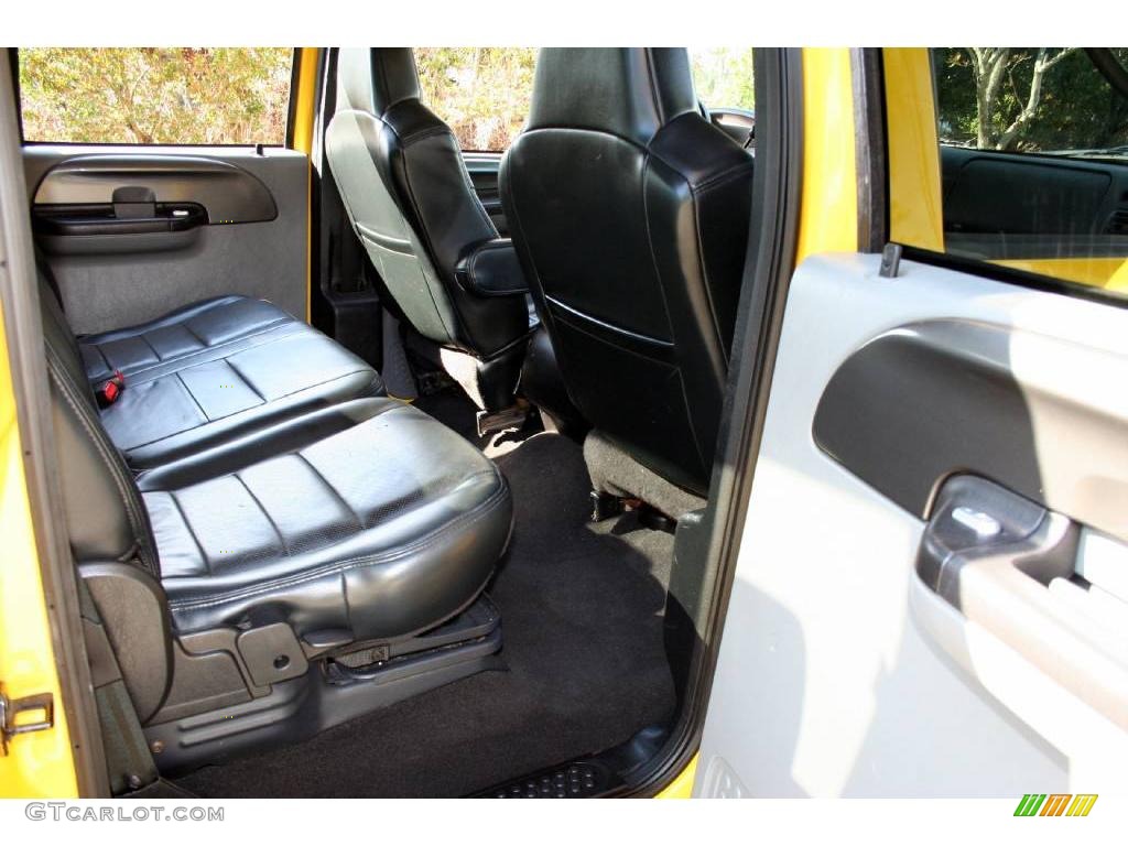 2005 F350 Super Duty FX4 Crew Cab 4x4 - Blazing Yellow / Black photo #54