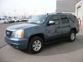 2009 Stealth Gray Metallic GMC Yukon SLT 4x4  photo #3