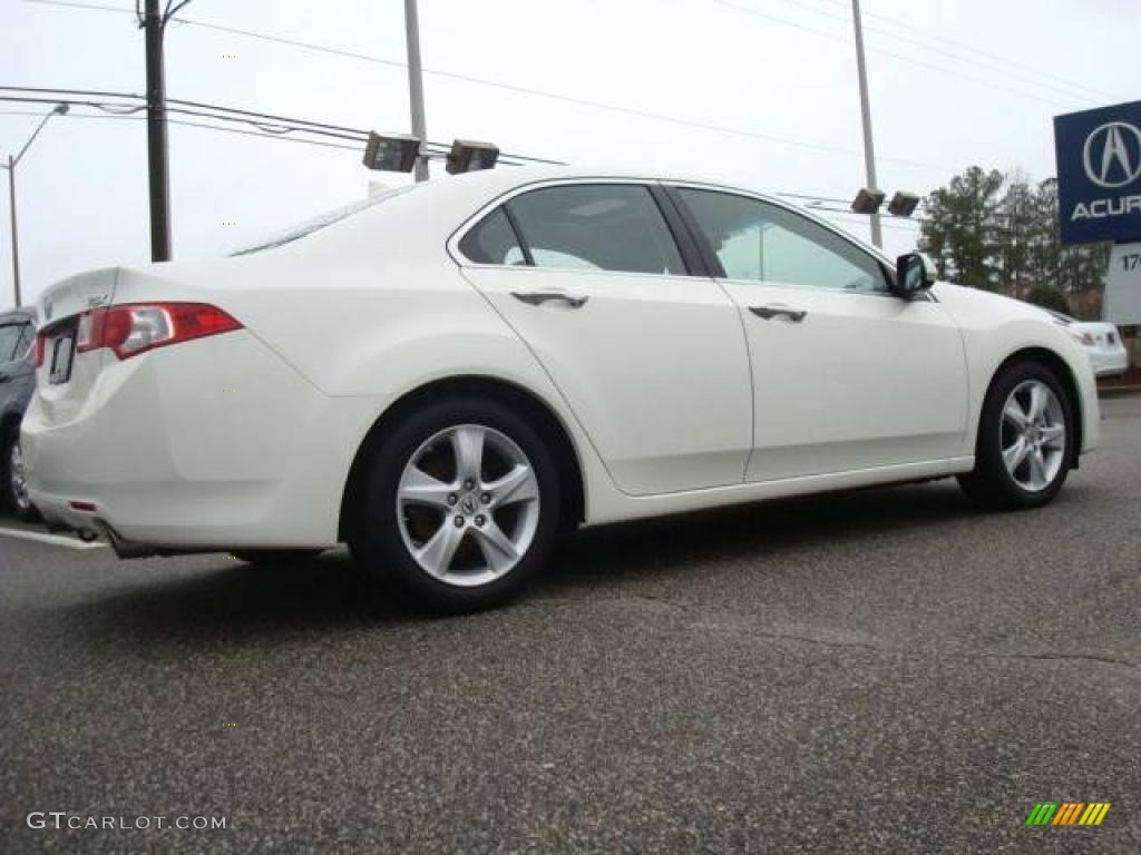 2009 TSX Sedan - Premium White Pearl / Ebony photo #5