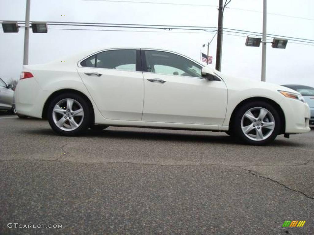 2009 TSX Sedan - Premium White Pearl / Ebony photo #6