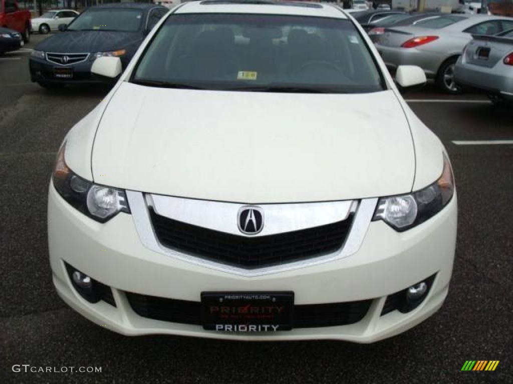 2009 TSX Sedan - Premium White Pearl / Ebony photo #8