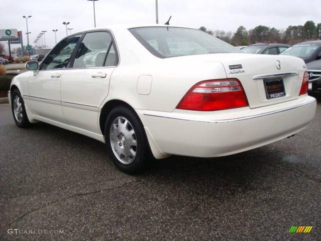 2003 RL 3.5 Sedan - Premium White Pearl / Parchment photo #4