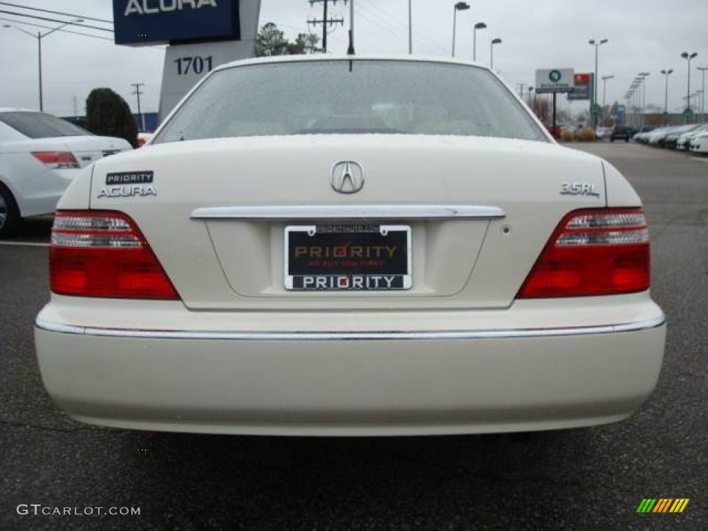 2003 RL 3.5 Sedan - Premium White Pearl / Parchment photo #5