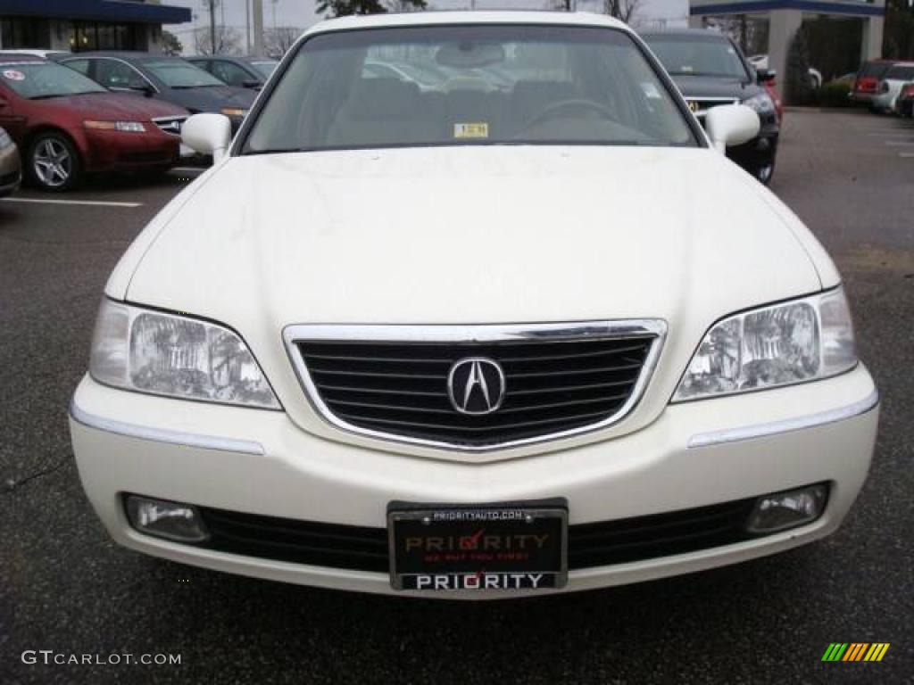 2003 RL 3.5 Sedan - Premium White Pearl / Parchment photo #9