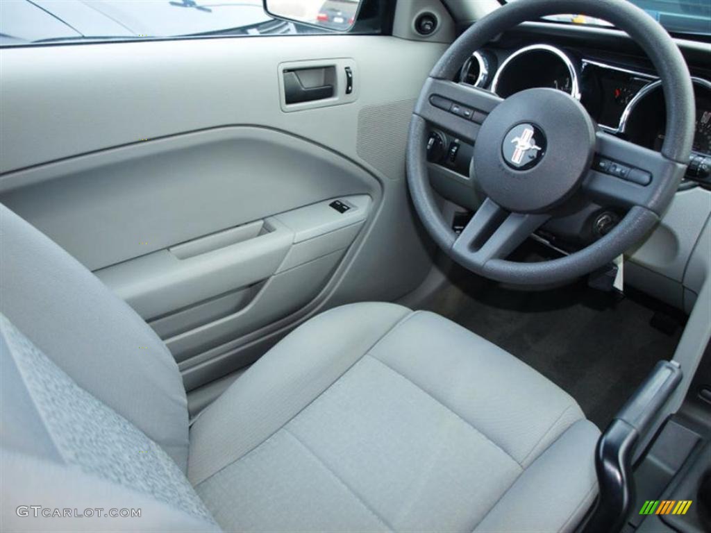 2007 Mustang V6 Deluxe Coupe - Vista Blue Metallic / Light Graphite photo #11