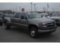 Graystone Metallic - Silverado 3500HD Classic LT Crew Cab 4x4 Dually Photo No. 1