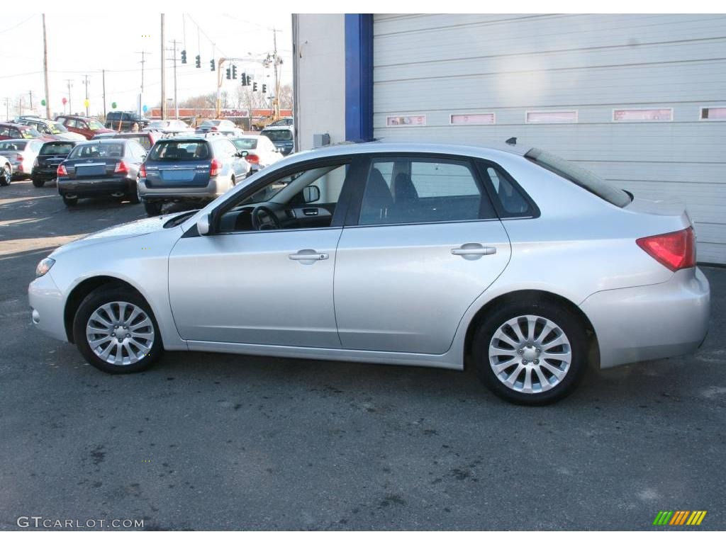 2009 Impreza 2.5i Premium Sedan - Spark Silver Metallic / Carbon Black photo #9