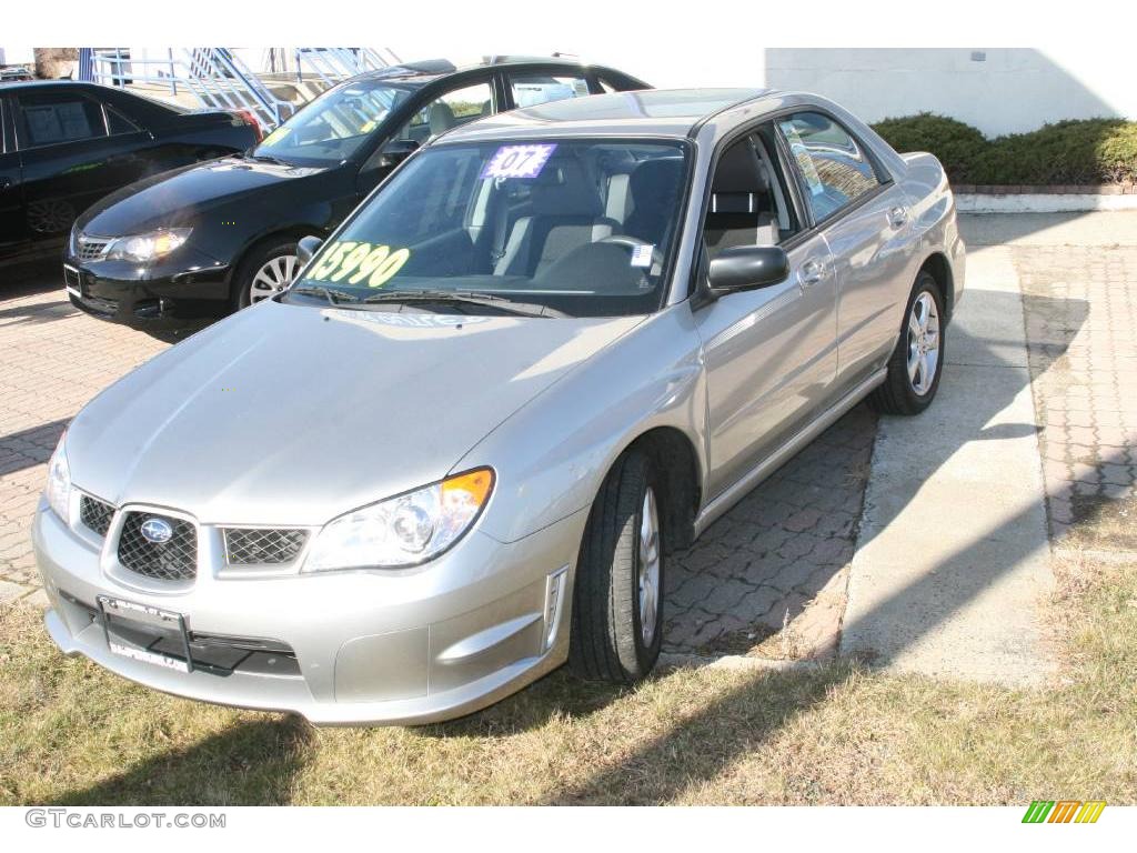 2007 Impreza 2.5i Sedan - Crystal Gray Metallic / Anthracite Black photo #1