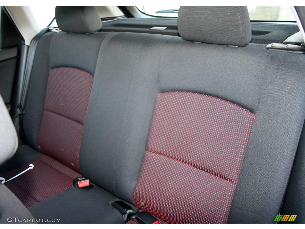 2006 MAZDA3 s Touring Hatchback - Titanium Gray Metallic / Black/Red photo #12