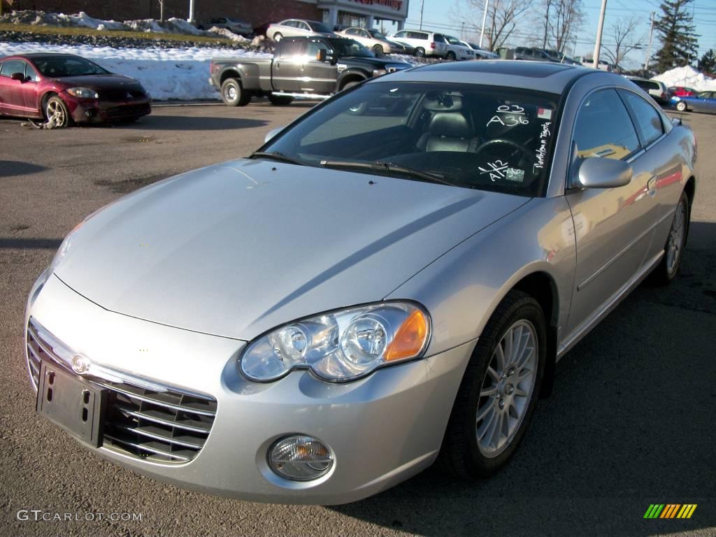 2003 Sebring LXi Coupe - Bright Silver Metallic / Black photo #1