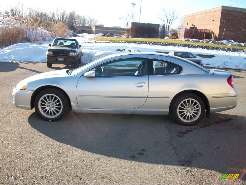 2003 Sebring LXi Coupe - Bright Silver Metallic / Black photo #2