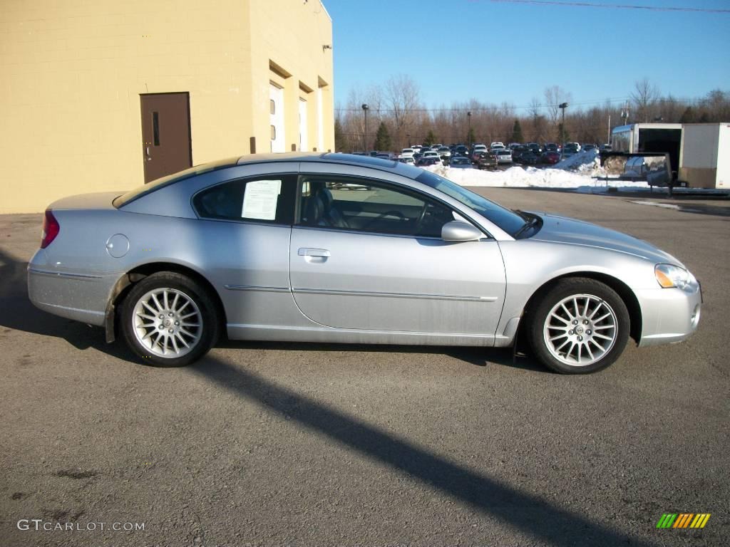 2003 Sebring LXi Coupe - Bright Silver Metallic / Black photo #6