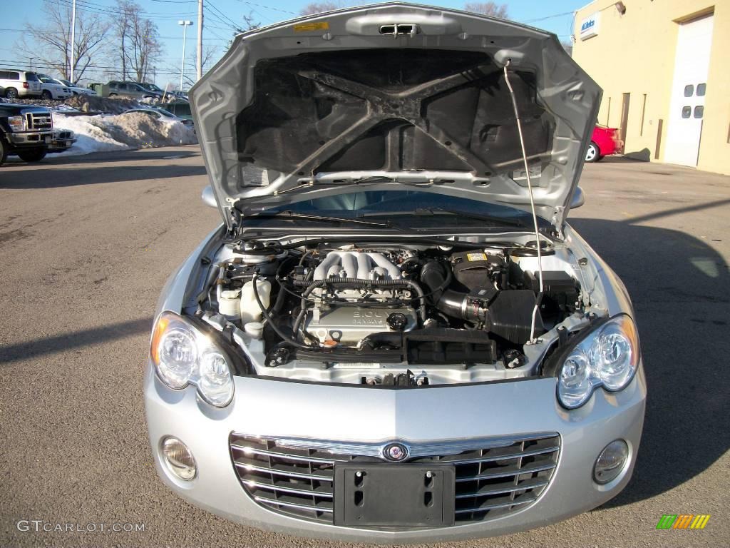 2003 Sebring LXi Coupe - Bright Silver Metallic / Black photo #19