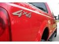 2002 Red Ford F350 Super Duty Lariat Crew Cab 4x4  photo #15