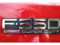 2002 Red Ford F350 Super Duty Lariat Crew Cab 4x4  photo #25