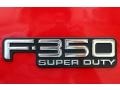 2002 Red Ford F350 Super Duty Lariat Crew Cab 4x4  photo #79