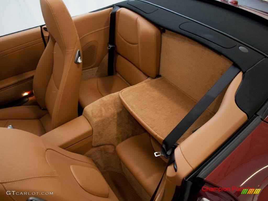 2010 911 Turbo Cabriolet - Ruby Red Metallic / Natural Brown photo #21