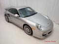 2010 Arctic Silver Metallic Porsche 911 Turbo Coupe  photo #26