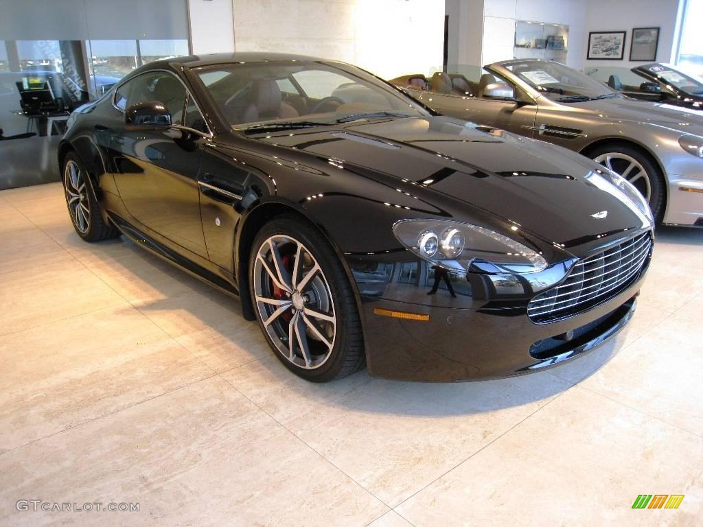 Onyx Black Aston Martin V8 Vantage
