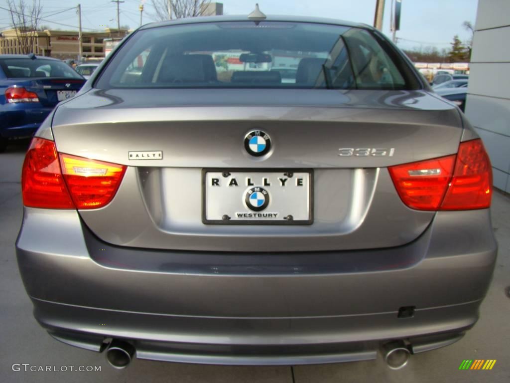 2009 3 Series 335xi Sedan - Space Grey Metallic / Black photo #4