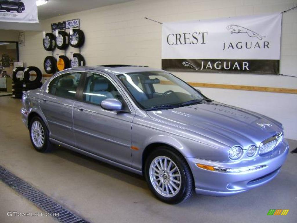 2007 X-Type 3.0 - Glacier Blue Metallic / Stone photo #1