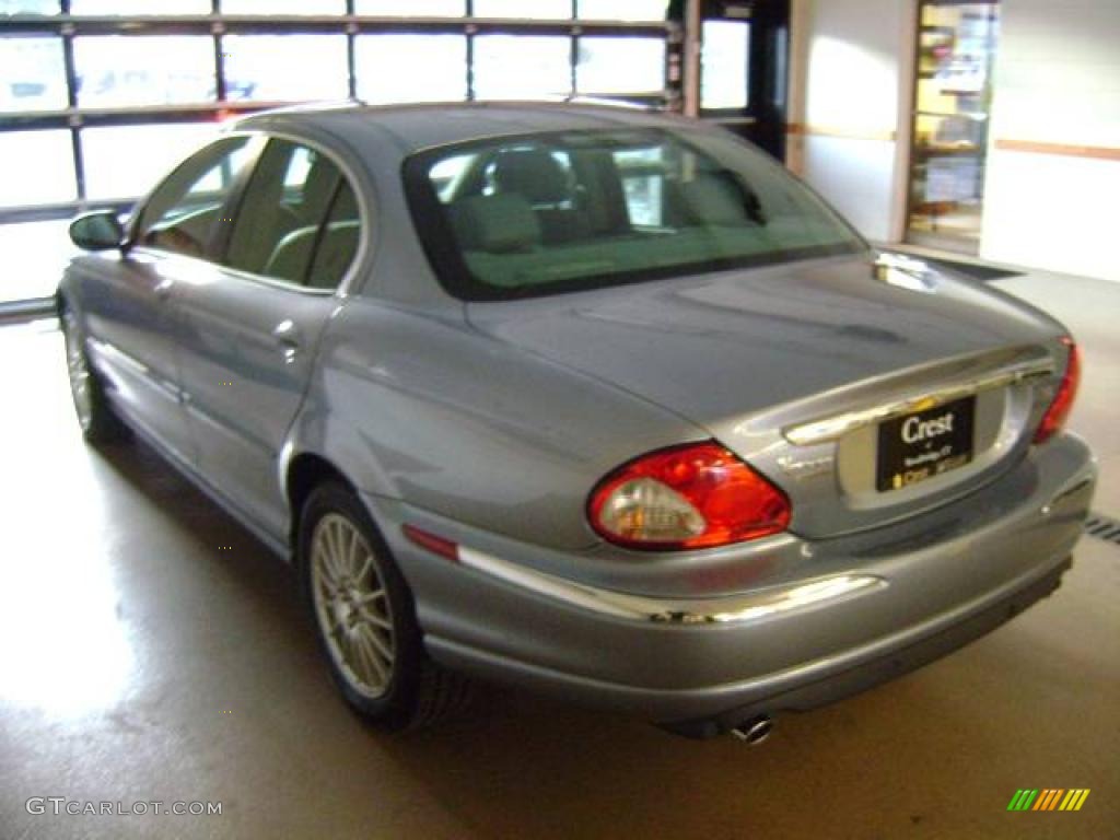 2007 X-Type 3.0 - Glacier Blue Metallic / Stone photo #3