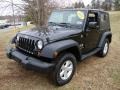 2007 Black Jeep Wrangler X 4x4  photo #2