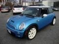 2002 Electric Blue Metallic Mini Cooper S Hardtop  photo #1