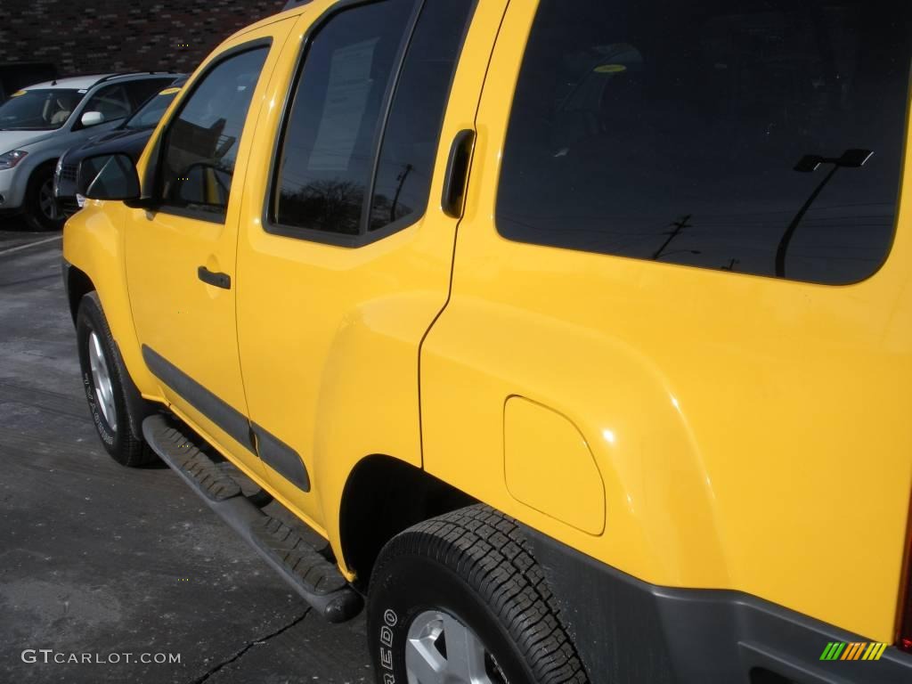 2005 Xterra S 4x4 - Solar Yellow / Steel/Graphite photo #7