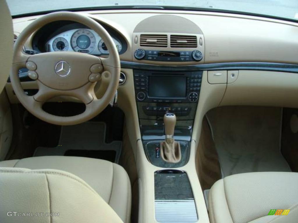 2008 E 350 4Matic Sedan - Indium Grey Metallic / Cashmere photo #10
