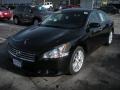 2009 Super Black Nissan Maxima 3.5 S  photo #1