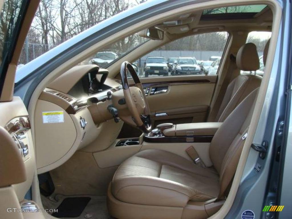 2007 S 550 Sedan - Andorite Grey Metallic / Cashmere/Savanna photo #8