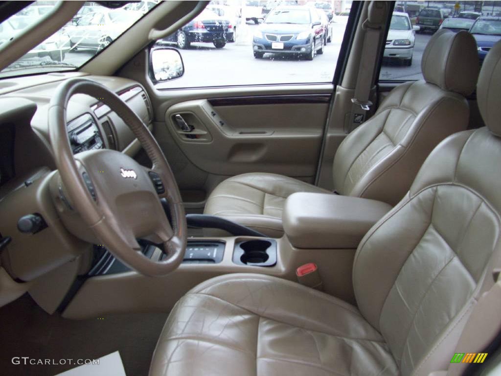 2004 Grand Cherokee Limited 4x4 - Stone White / Sandstone photo #5