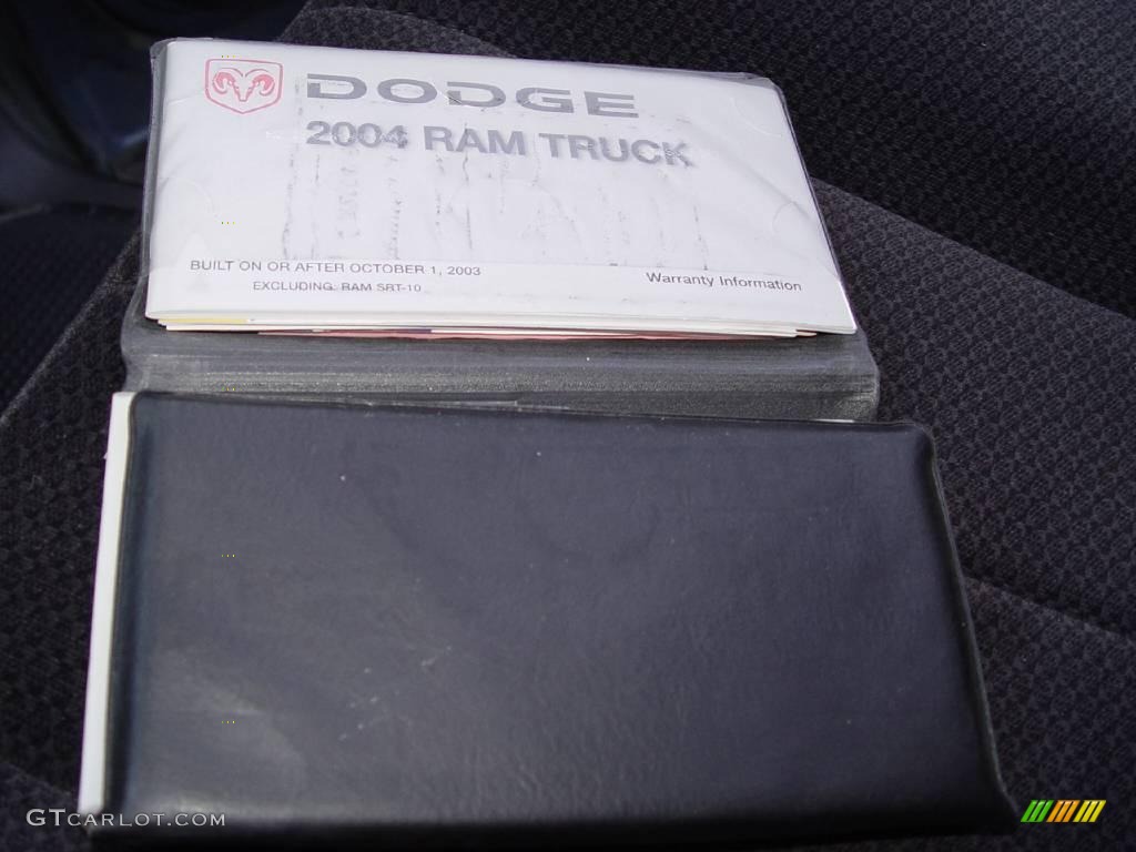2004 Ram 1500 Laramie Quad Cab 4x4 - Atlantic Blue Pearl / Dark Slate Gray photo #14
