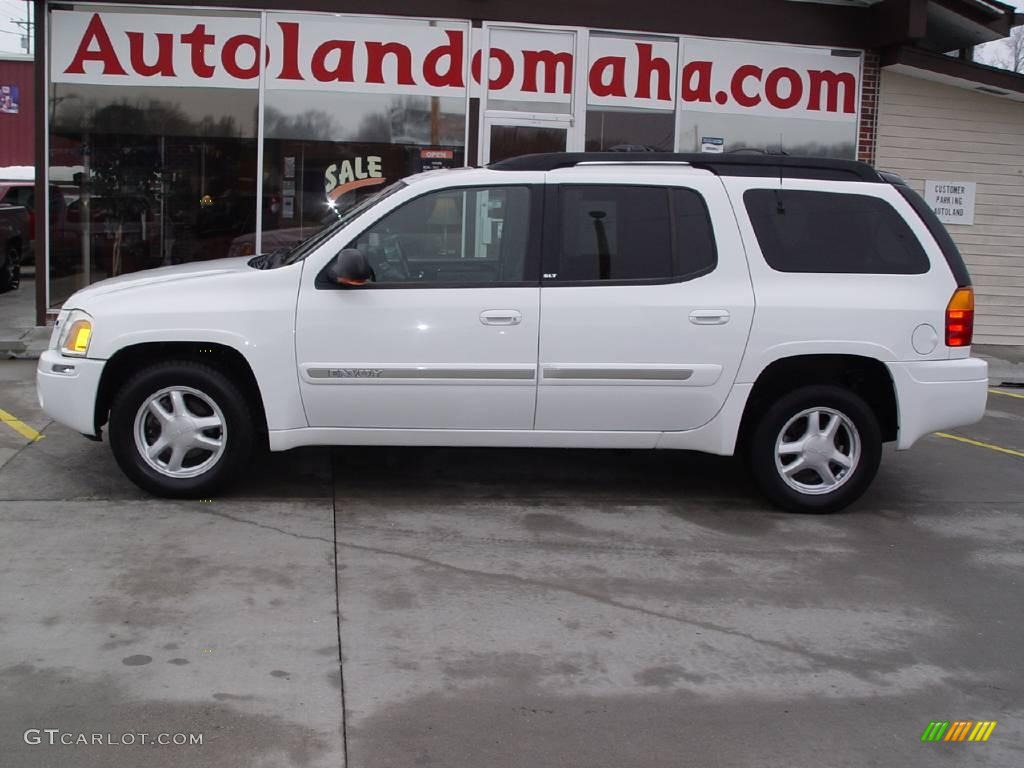 2002 Envoy XL SLT 4x4 - Summit White / Medium Pewter photo #1