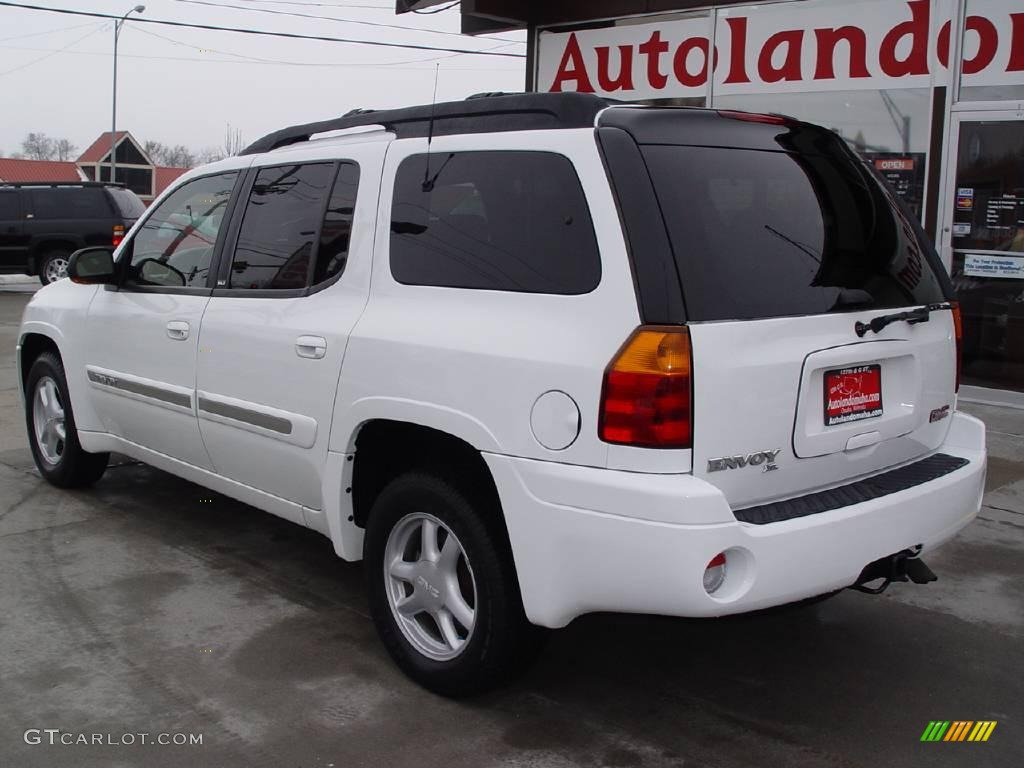 2002 Envoy XL SLT 4x4 - Summit White / Medium Pewter photo #10