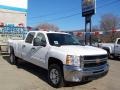 2010 Summit White Chevrolet Silverado 3500HD LT Crew Cab 4x4  photo #2