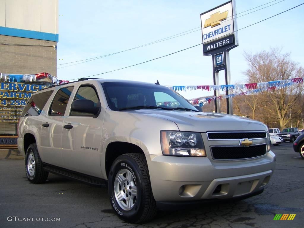 2007 Suburban 1500 LS 4x4 - Gold Mist Metallic / Light Cashmere/Ebony photo #1