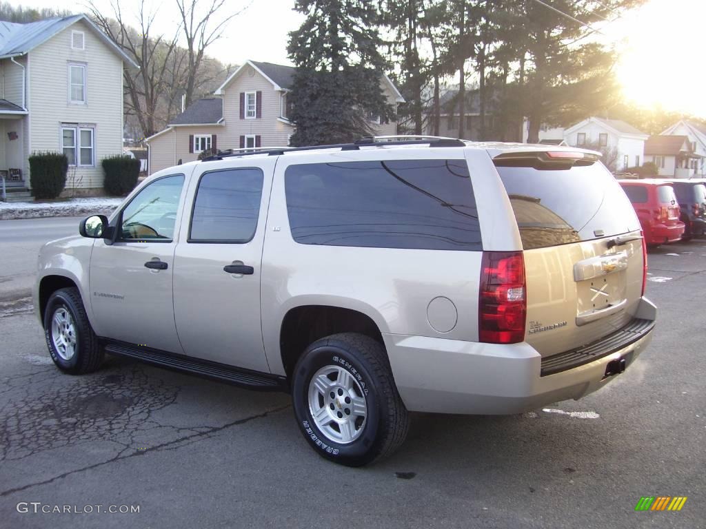 2007 Suburban 1500 LS 4x4 - Gold Mist Metallic / Light Cashmere/Ebony photo #5