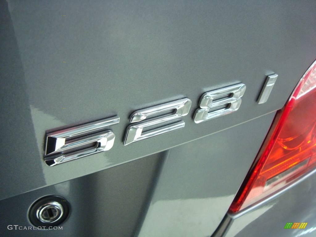 2008 5 Series 528i Sedan - Space Grey Metallic / Grey photo #8