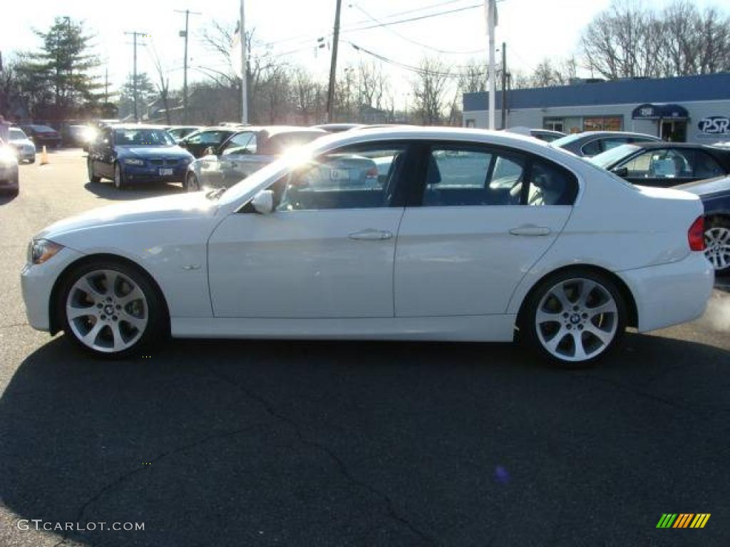 2007 3 Series 335i Sedan - Alpine White / Black photo #5