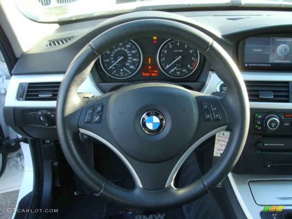 2007 3 Series 335i Sedan - Alpine White / Black photo #13