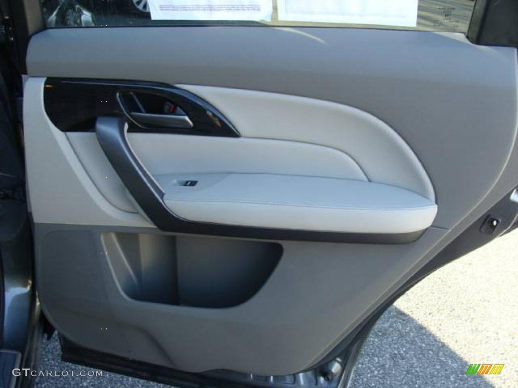 2007 MDX Technology - Nimbus Gray Metallic / Taupe photo #19