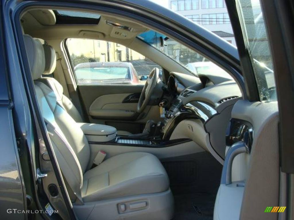 2007 MDX Technology - Nimbus Gray Metallic / Taupe photo #23