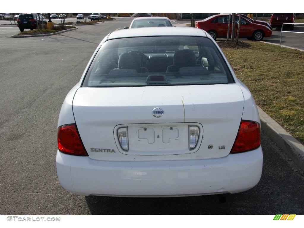 2005 Sentra 1.8 - Cloud White / Sage photo #5