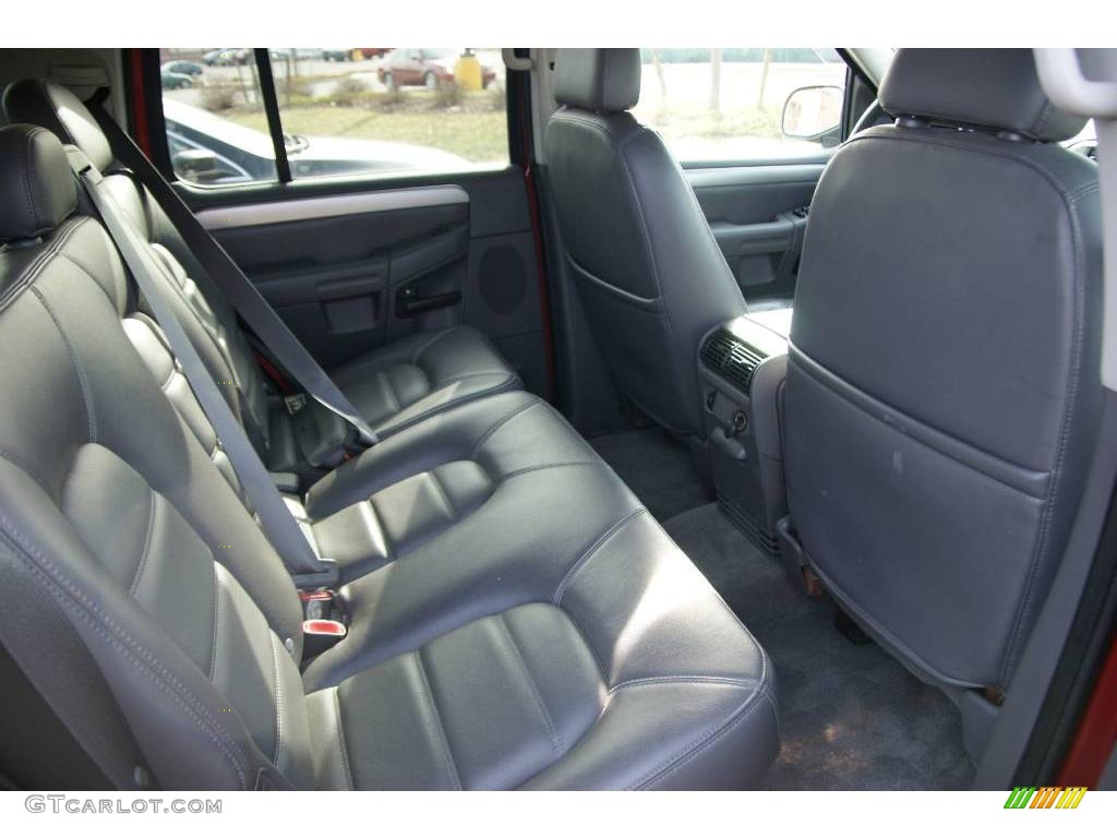 2003 Explorer XLT 4x4 - Redfire Metallic / Medium Parchment Beige photo #14