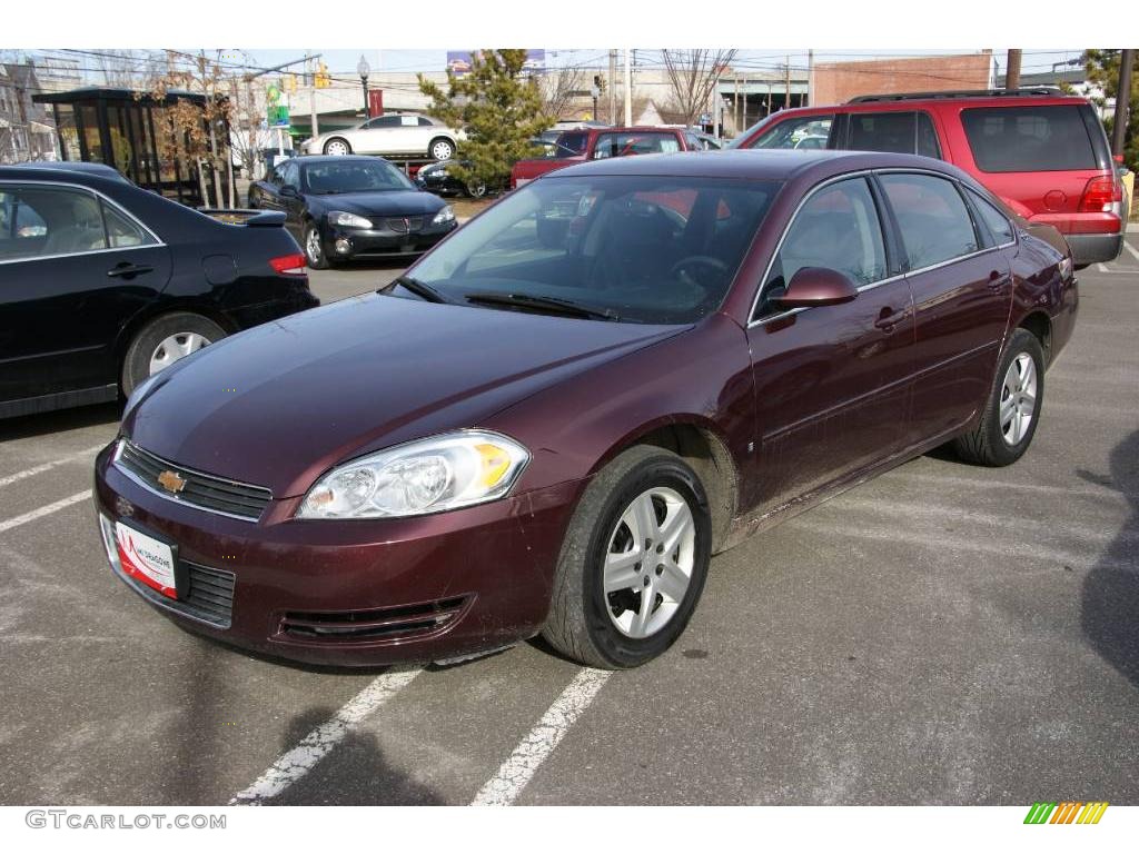 2007 Impala LS - Bordeaux Red / Gray photo #1