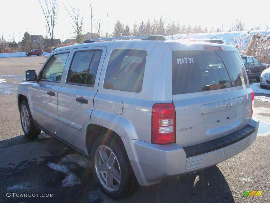 2007 Patriot Limited 4x4 - Bright Silver Metallic / Pastel Slate Gray photo #8