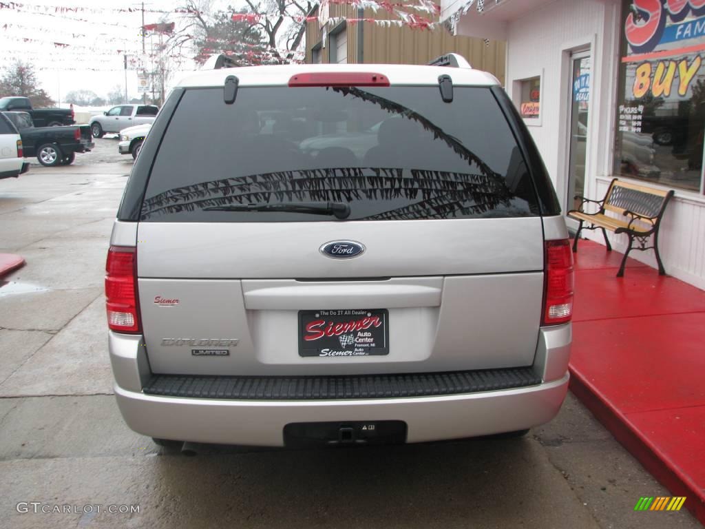 2003 Explorer Limited 4x4 - Silver Birch Metallic / Medium Parchment Beige photo #6