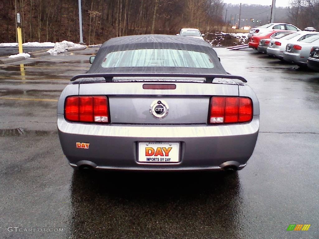 2007 Mustang GT Premium Convertible - Tungsten Grey Metallic / Dark Charcoal photo #5